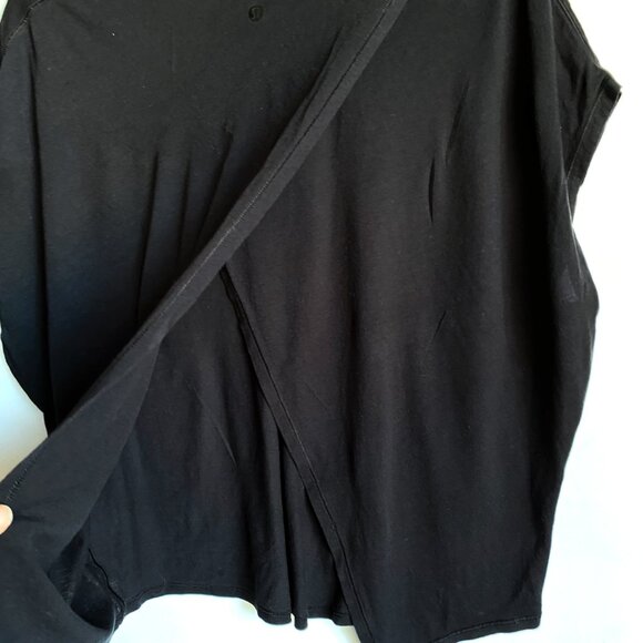 Lululemon Devout Short Sleeve Tee Split Back Tee Black - Picture 6 of 9